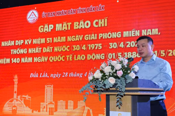 Ủy viên dự khuyết Trung ương Đảng, Phó Bí thư Tỉnh ủy, Chủ tịch UBND tỉnh Đắk Lắk Đỗ Hữu Huy. (Ảnh: TT)