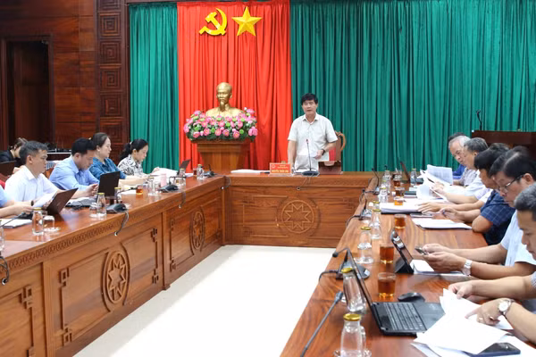 Tỉnh Đắk Lắk họp bàn phương án sắp xếp trường học. (Ảnh: Thế Hùng)