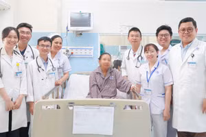 Sản phụ H. được điều trị tích cực tại Bệnh viện Nhân dân Gia Định. 