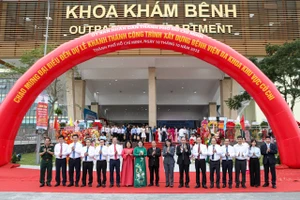 Khánh thành Bệnh viện Đa khoa khu vực Củ Chi. (Ảnh: P.Q)