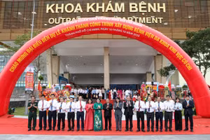 Khánh thành Bệnh viện Đa khoa khu vực Củ Chi. (Ảnh: P.Q)