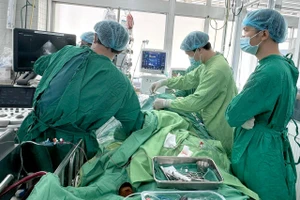 Thai phụ 9 tuần tuổi bị thuyên tắc phổi suýt tử vong do có vết thương ở chân. (Ảnh: BVCC)