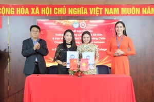 Trường Công nghệ Sài Gòn ký kết hợp tác với Học viện nghề Hoa Thương Quảng Châu.