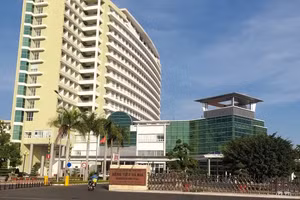 Bệnh viện Bà Rịa, nơi xảy ra vụ việc. (Ảnh: L.S)