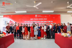 Trường Cao đẳng Văn Lang Sài Gòn tổ chức Hội thảo khoa học với chủ đề “Giải pháp tăng cường hoạt động quản lý đào tạo, nâng cao chất lượng giáo dục nghề nghiệp gắn với thực tiễn”.