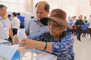 Theo thống kê, tỉnh Tây Ninh có hơn 2,35 triệu cử tri đi bỏ phiếu đạt tỷ lệ 99,91%.