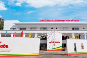 Trường Cao đẳng Đại Việt Sài Gòn trụ sở chính tại phường Tân Sơn Hòa, TPHCM.