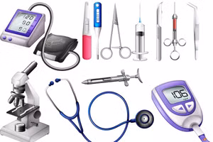 Một số thiết bị y tế. (Ảnh minh họa: ITN)