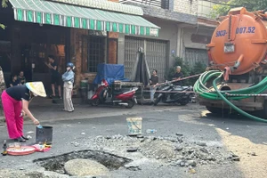 Nơi 2 công nhân tử vong. 