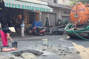 Nơi 2 công nhân tử vong. 