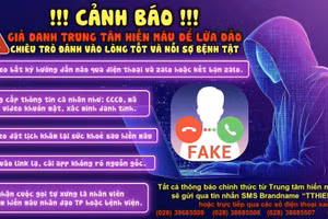 Xuất hiện cuộc gọi giả Trung tâm hiến máu để lừa đảo. 