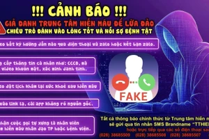 Xuất hiện cuộc gọi giả Trung tâm hiến máu để lừa đảo.
