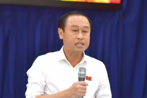 Ông Huỳnh Thanh Nhân, Phó Chủ tịch HĐND TPHCM phát biểu chỉ đạo. (Ảnh: Hương Phú)