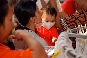 Bệnh nhi tham gia chương trình tại Bệnh viện Đa khoa Thủ Đức.