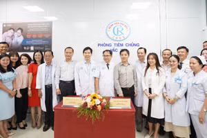 Phòng Tiêm chủng vaccine giúp bệnh nhân nội trú thuận tiện trong quá trình điều trị. (Ảnh: BVCC)