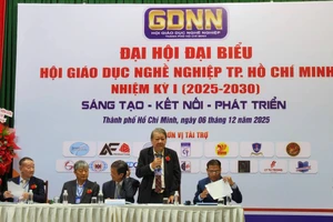 Đại hội Đại biểu Hội Giáo dục Nghề nghiệp (GDNN) TPHCM nhiệm kỳ I (2025–2030).