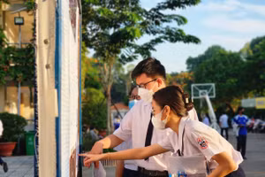 Học sinh tham gia kỳ thi tốt nghiệp năm 2023. (Ảnh minh họa: Lâm Ngọc)