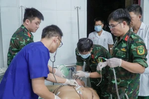 Bệnh nhân được điều trị tại Bệnh viện Quân y 175. (Ảnh: BVCC).