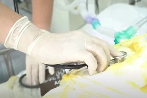 Người mẹ được điều trị tại Bệnh viện Chợ Rẫy, tiên lượng rất nặng. (Ảnh: BVCC)