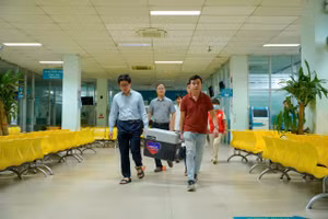 Hành trình vận chuyển trái tim hiến tặng. 