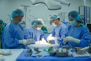 Đây là ca ghép gan thứ 9 được thực hiện tại Bệnh viện Quân Y 175 từ đầu năm đến nay. (Ảnh: BVCC)