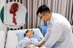 Sức khỏe bệnh nhân ổn định sau phẫu thuật. (Ảnh: BVCC)