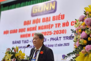 Ông Trần Anh Tuấn - Phó Chủ tịch Hội Giáo dục Nghề nghiệp TPHCM. 