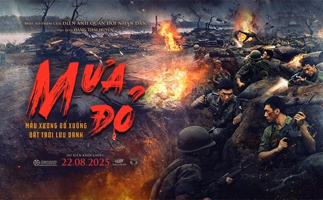 Poster phim Mưa Đỏ.