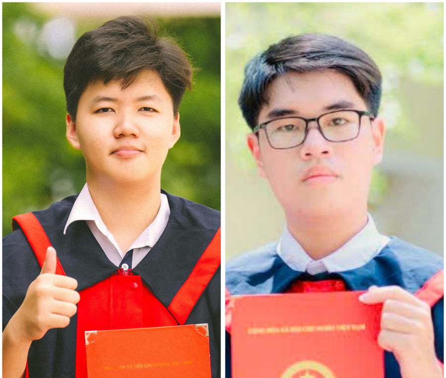 2 thủ khoa Kỳ thi tốt nghiệp THPT năm 2025 tỉnh Cà Mau.