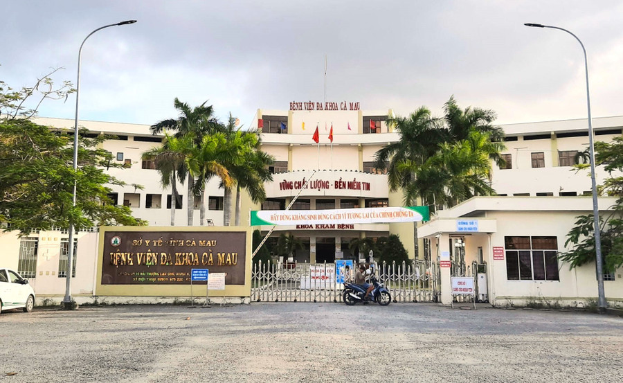Bệnh viện đa khoa tỉnh Cà Mau.