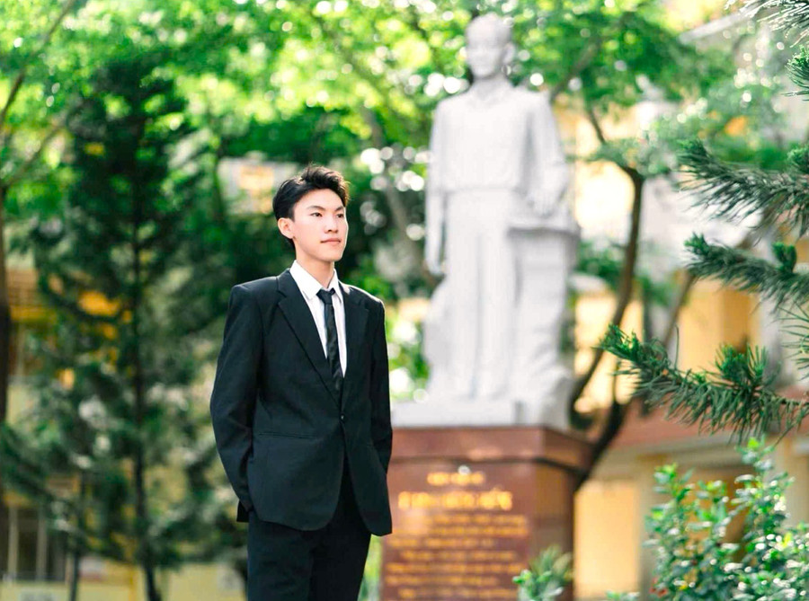 Lê Trọng Nguyễn, học sinh Trường THPT chuyên Phan Ngọc Hiển (Cà Mau).