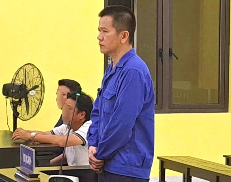 Bị cáo Lâm Hoàng Ngân tại phiên tòa.