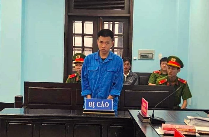 Bị cáo Chung Phan Nguyên tại tòa.