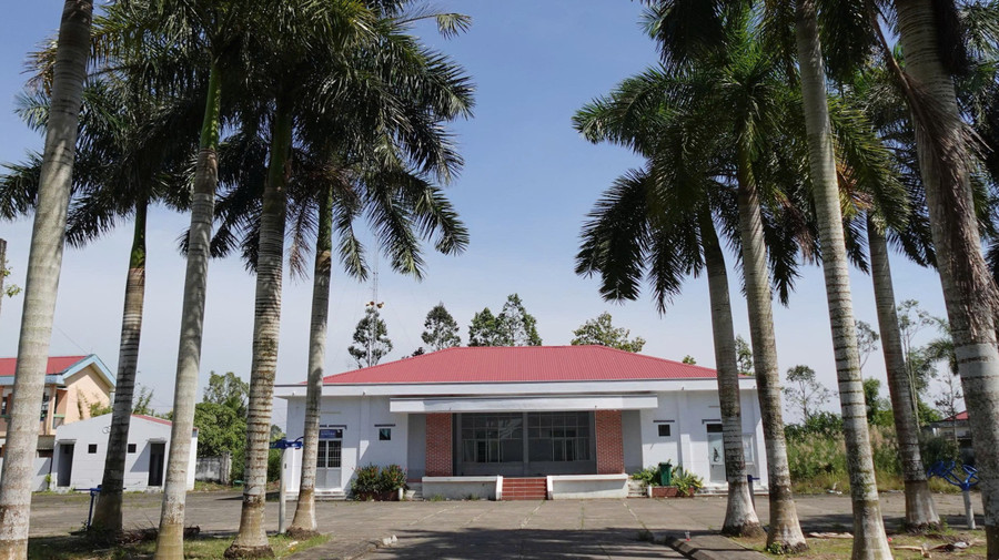 Khu Trung tâm Văn hóa - Thể thao xã Vĩnh Phú Đông (cũ) dự kiến được tận dụng để mở rộng trường học.