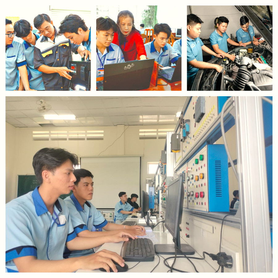 Đến thời điểm này toàn tỉnh Cà Mau đã đào tạo, bồi dưỡng cho 29.654/41.500 người. truong-cao-dang-nghe-viet-nam-han-quoc-ca-mau-2.jpg