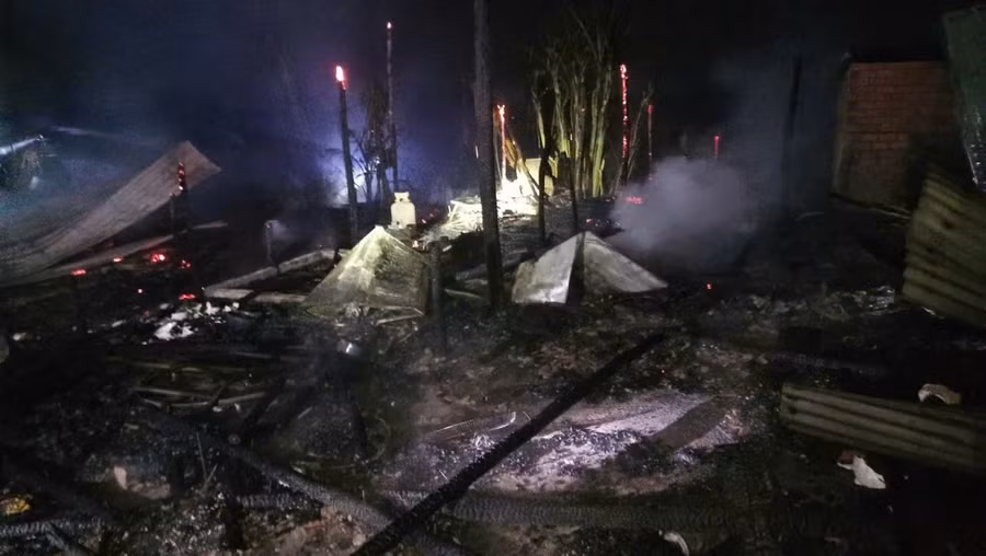 Vụ cháy nhà dân xảy ra tại xã Ninh Thạnh Lợi, Bạc Liêu.