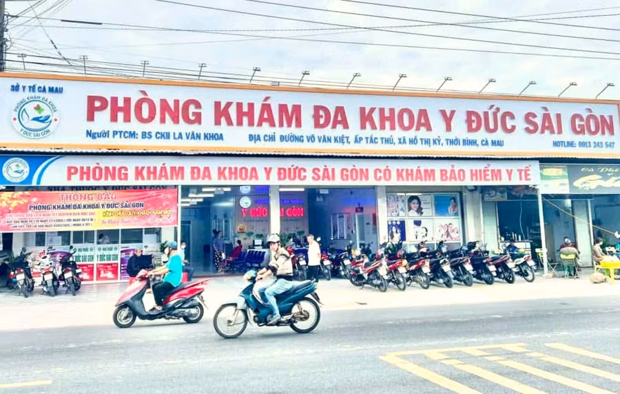 Phòng khám đa khoa Y Đức Sài Gòn nơi ông Nguyễn Xuân Hưng từng khám chữa bệnh.