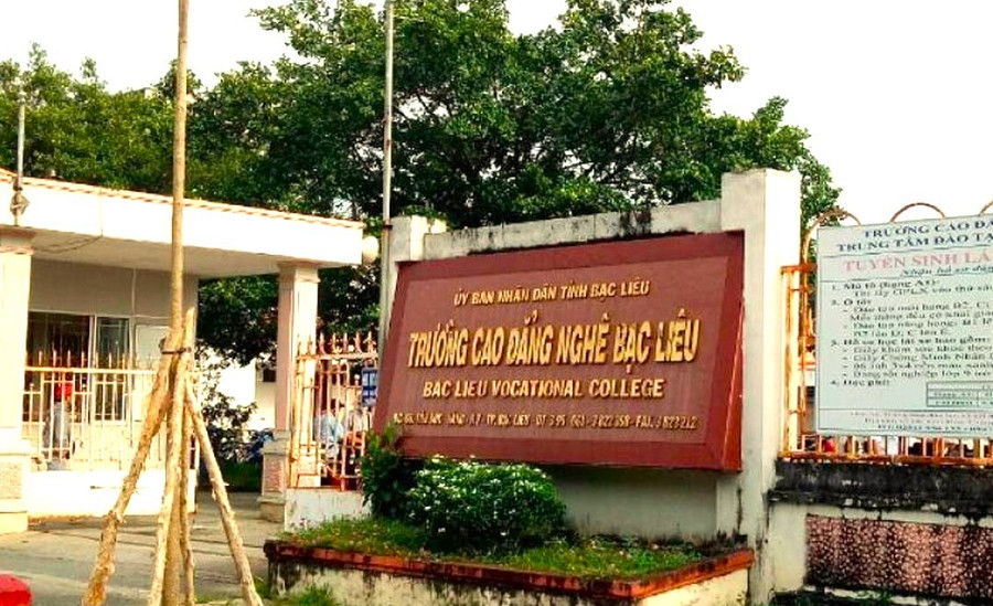 Trường Cao đẳng Nghề Bạc Liêu.