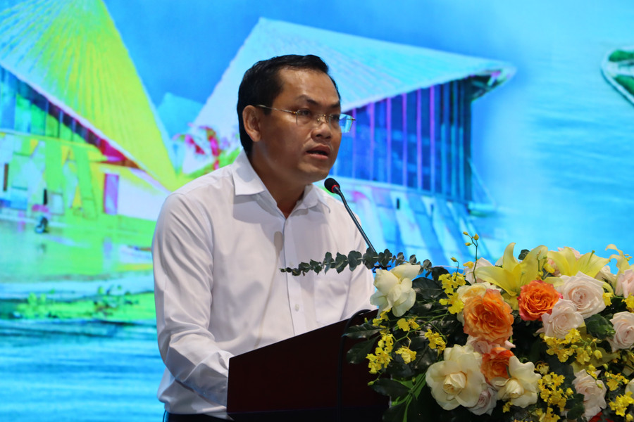 Ông Ngô Vũ Thăng, Phó Chủ tịch UBND tỉnh Cà Mau phát biểu chào mừng. img-5541.jpg