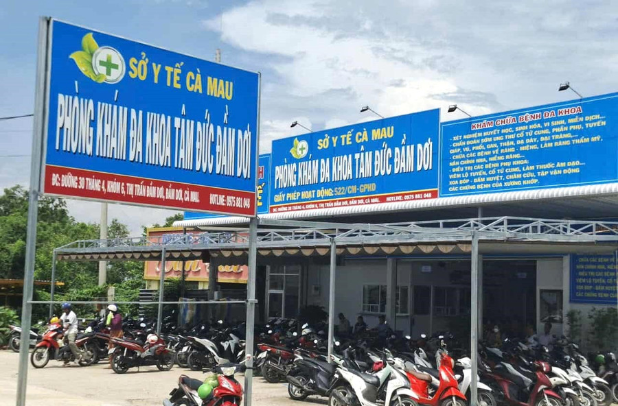 Phòng khám đa khoa Tâm Đức Đầm Dơi có số lượt khám chữa bệnh tăng 294%, bảo hiểm thanh toán tăng 394%.