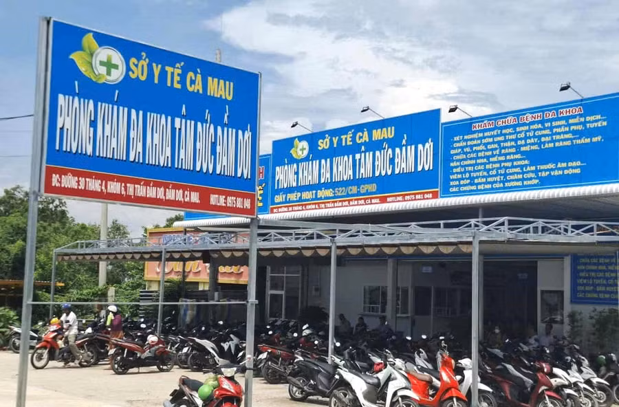 Phòng khám đa khoa Tâm Đức Đầm Dơi có số lượt khám chữa bệnh tăng 294%, bảo hiểm thanh toán tăng 394%.