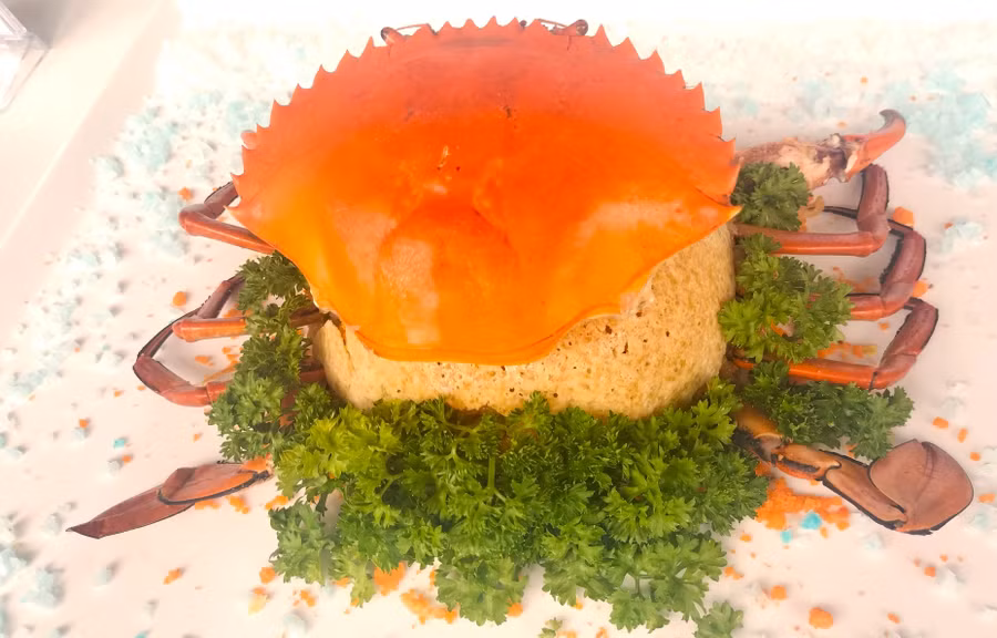 Món xôi cua Cà Mau.