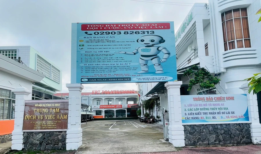 Trung tâm Dịch vụ giới thiệu việc làm tỉnh Cà Mau.