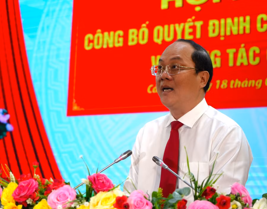 Ông Nguyễn Hồ Hải, Tân Bí thư Tỉnh ủy Cà Mau.