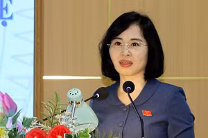 Bà Trịnh Thị Minh Thanh.