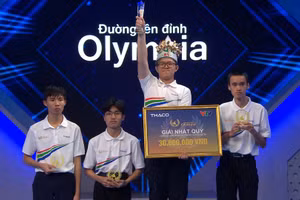 Trần Võ Gia Bảo giành vòng nguyệt quế trận thi quý 1, Đường lên đỉnh Olympia năm thứ 26.