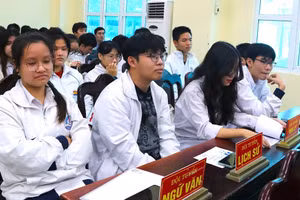 Học sinh Thái Bình tham dự kỳ thi chọn học sinh giỏi quốc gia năm nay.