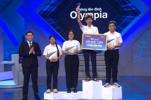 Nguyễn Đức Anh giành nguyệt quế trận thi tuần Olympia năm thứ 26.