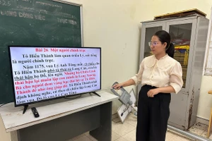 Cô giáo Hoàng Thị Công.