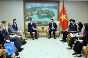 Quang cảnh buổi tiếp.